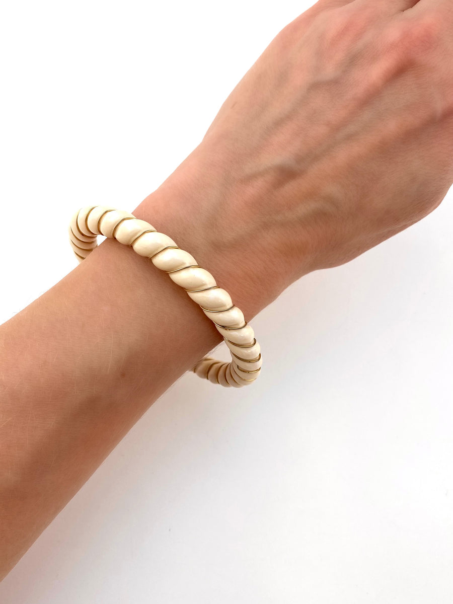 Vintage Cream Colored Bangle