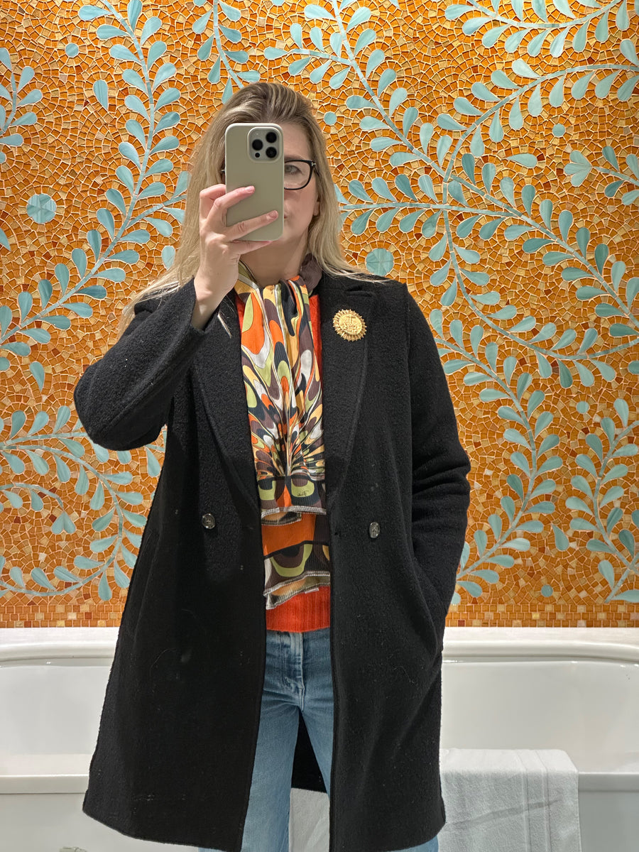 Vintage 1990s Chanel Double Lion Crest Brooch