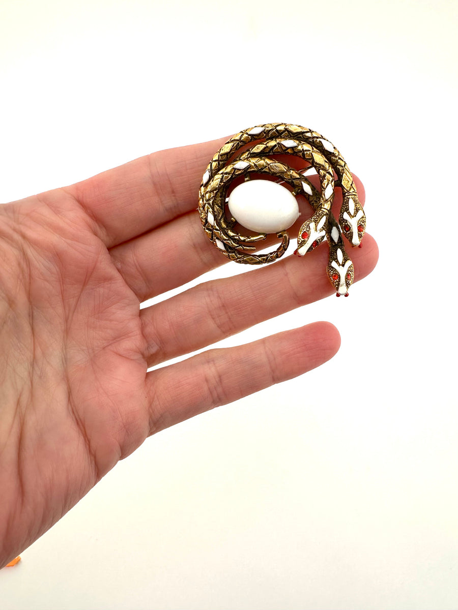 1960s Triple Snake Brooch
