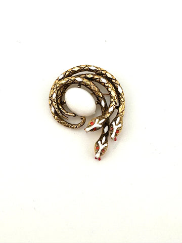 1960s Triple Snake Brooch