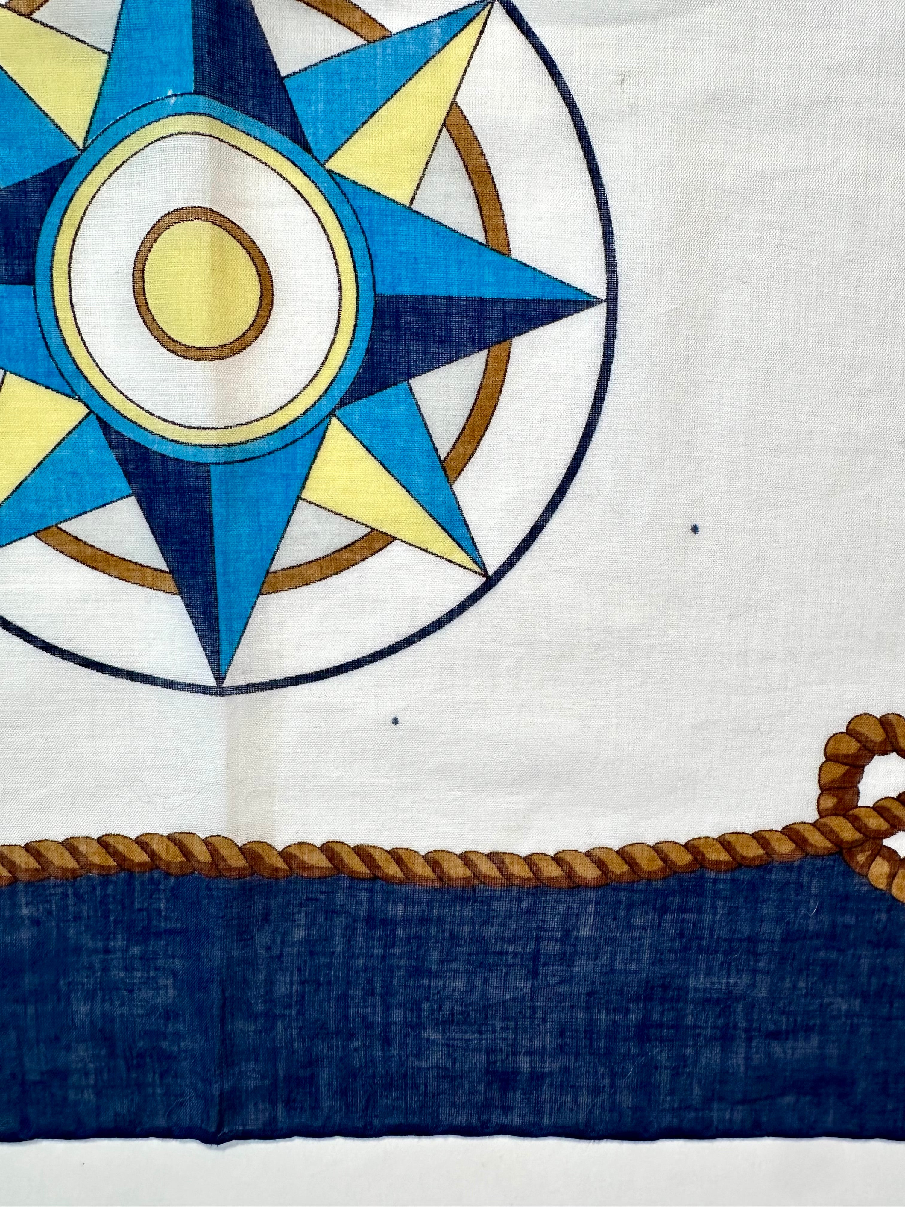 1970s Gucci Nautical Cotton Scarf – Ladybug Vintage