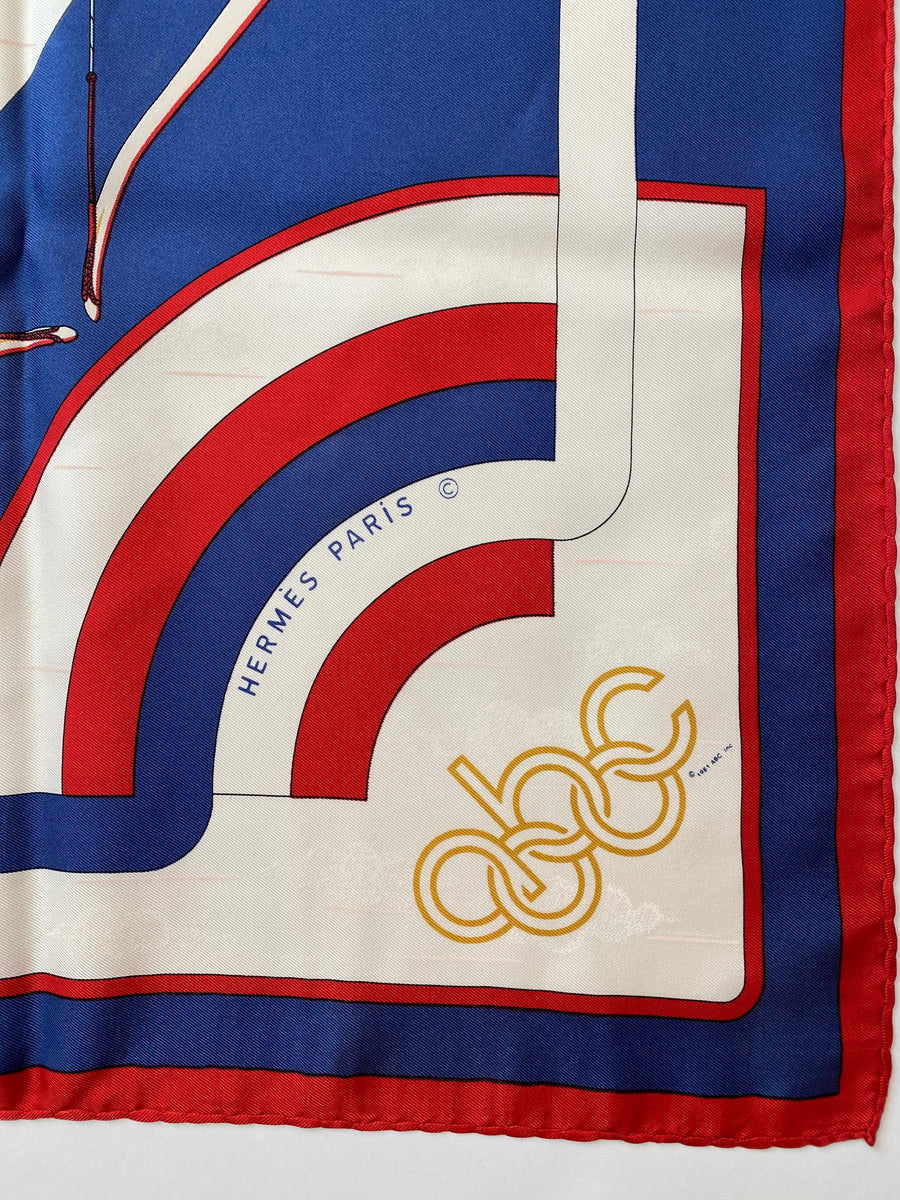 Hermès 1984 ABC Summer Olympics Scarf