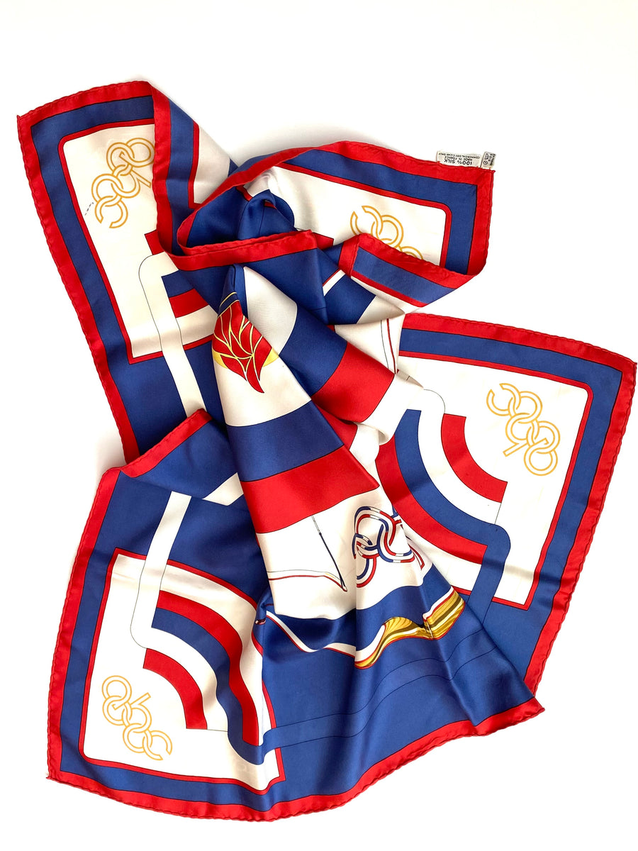 Hermès 1984 ABC Summer Olympics Scarf