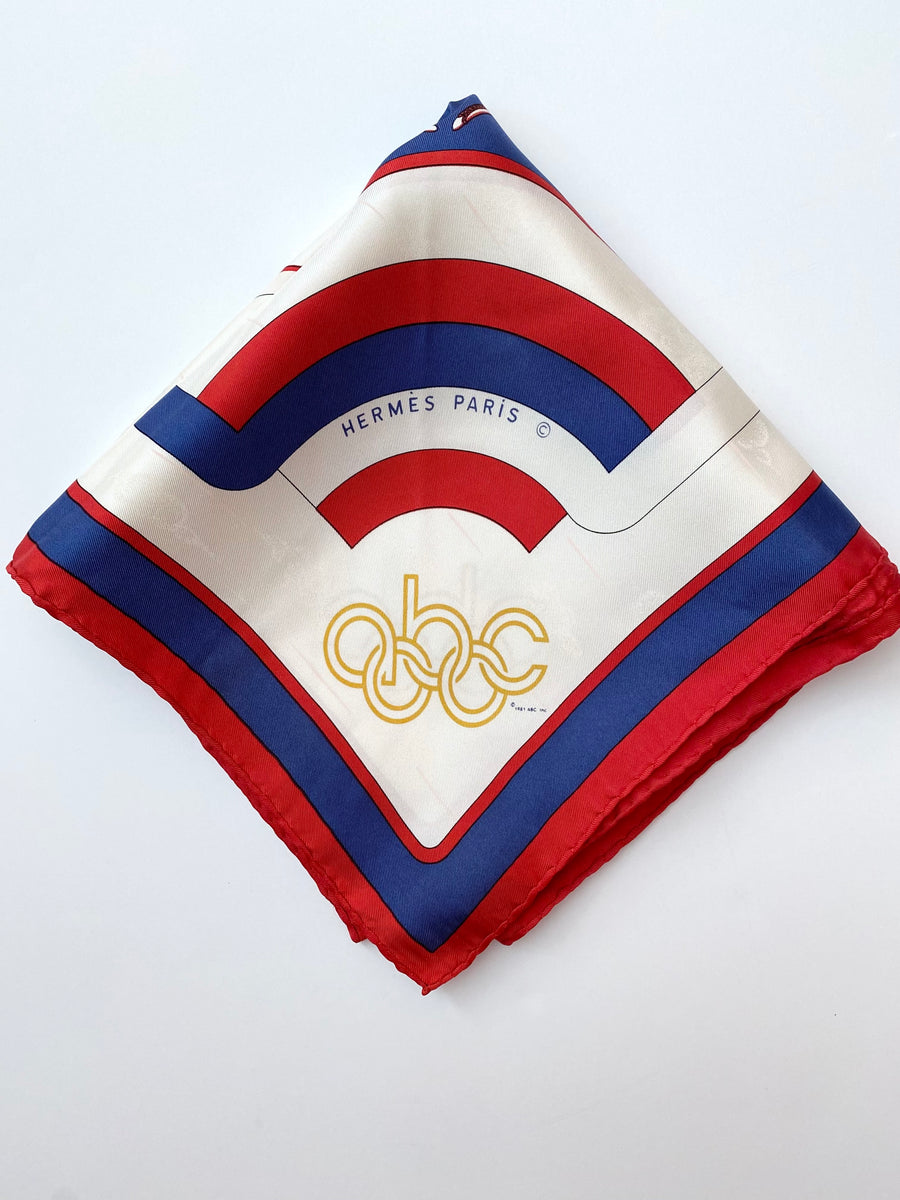 Hermès 1984 ABC Summer Olympics Scarf