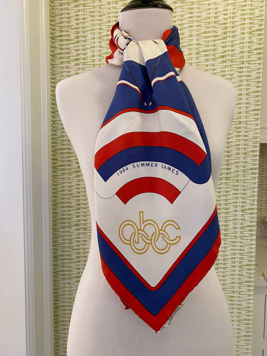 Hermès 1984 ABC Summer Olympics Scarf