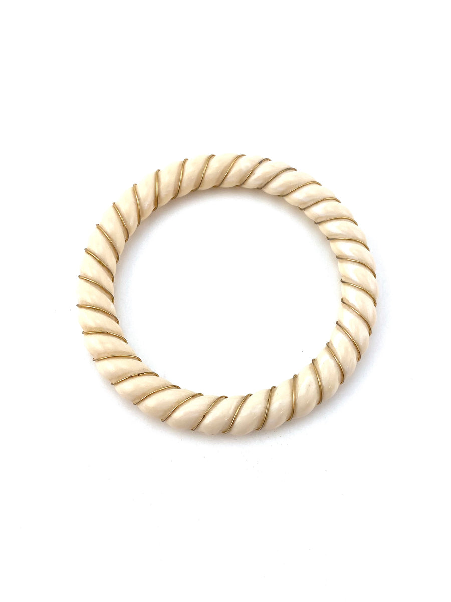 Vintage Cream Colored Bangle