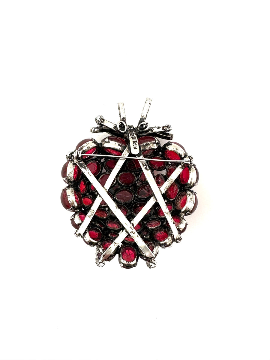 1990s Iradj Moini Wrapped Heart Brooch