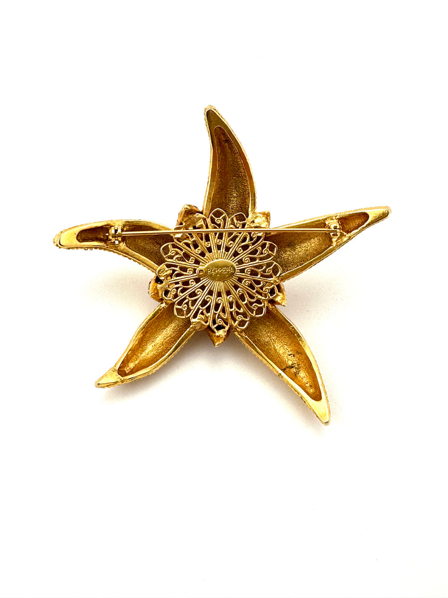 Vintage Barrera Starfish Brooch