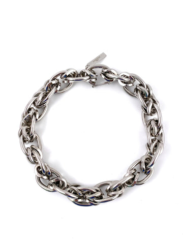 Silver-Tone Givenchy Choker Chain Necklace