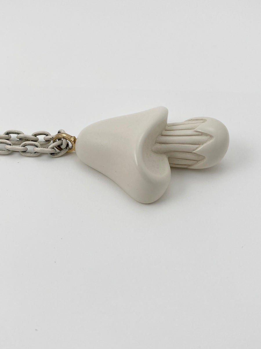 1960s Trifari Mushroom Pendant Necklace